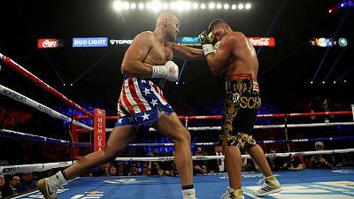 Fury the entertainer downs Schwarz in second round TKO Fury the entertainer downs Schwarz in second round TKO