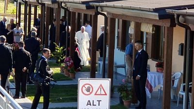 Papa a terremotati, 'abbiate speranza' Papa a terremotati, 'abbiate speranza'
