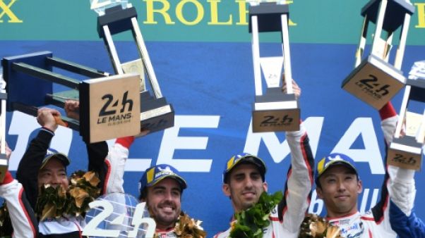 24 Heures du Mans: la passe de deux pour Alonso et Toyota après un final à rebondissements 24 Heures du Mans: la passe de deux pour Alonso et Toyota après un final à rebondissements