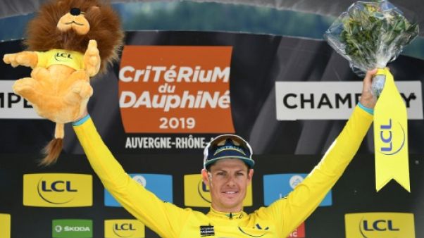 Le Danois Jakob Fuglsang remporte le Dauphiné le 16 juin 2019 Le Danois Jakob Fuglsang remporte le Dauphiné le 16 juin 2019