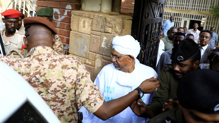 Sudan's Bashir charged on corruption in first public appearance since ouster
