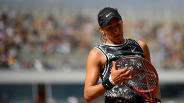 La Française Caroline Garcia lors du 2e tour de Roland-Garros le 30 mai 2019 La Française Caroline Garcia lors du 2e tour de Roland-Garros le 30 mai 2019