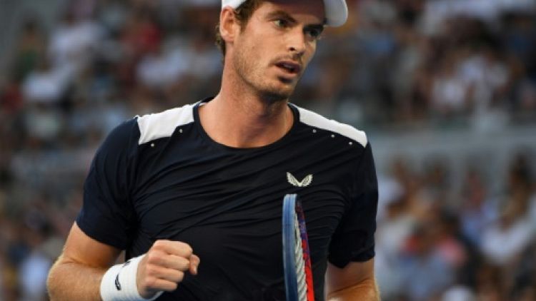Le Britannique Andy Murray à Melbourne le 14 janvier 2019