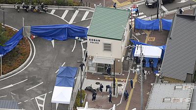 Japan arrests man for stabbing police officer, taking gun Japan arrests man for stabbing police officer, taking gun