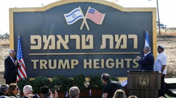 Israël: Netanyahu inaugure sur le Golan occupé une colonie en l'honneur de Trump Israël: Netanyahu inaugure sur le Golan occupé une colonie en l'honneur de Trump