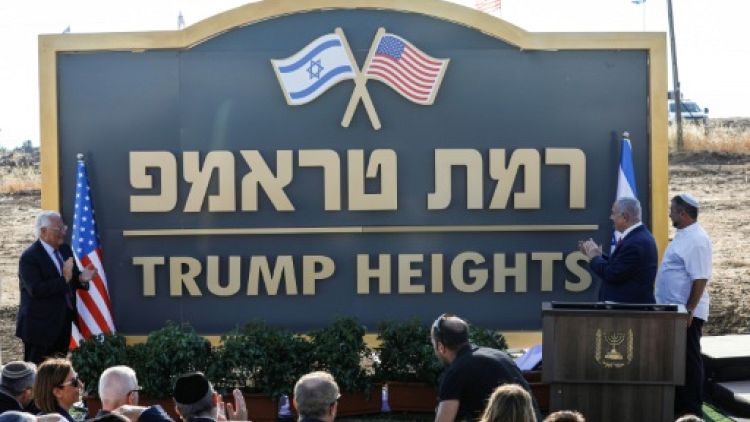 Israël: Netanyahu inaugure sur le Golan occupé une colonie en l'honneur de Trump
