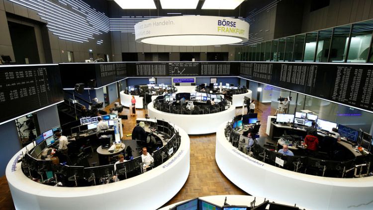 Banking gains prod European shares higher