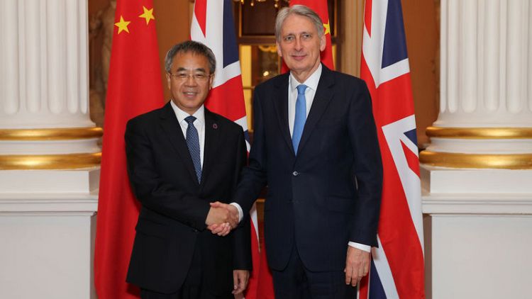 UK and China to speed up plans for bond trading connection - Hammond
