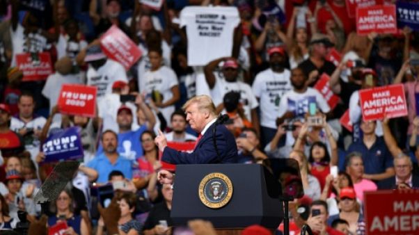 Donald Trump le 18 juin 2019 à Orlando, en Floride Donald Trump le 18 juin 2019 à Orlando, en Floride
