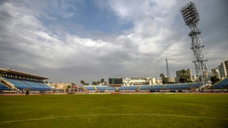Le stdae d'Alexandrie, l'une des enceintes devant accueillir la CAN-2019, lors de son inspection par la CAF, le 5 février
