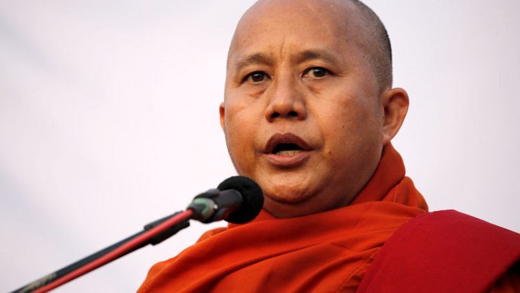 Myanmar official says runaway monk 'incited hatred' against Suu Kyi