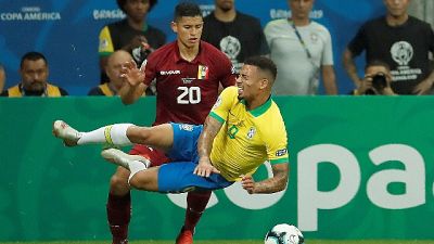 Copa America: Brasile-Venezuela 0-0 Copa America: Brasile-Venezuela 0-0