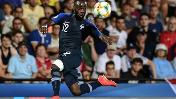 Le milieu français Jonathan Ikoné buteur lors du match de phase de groupes de l'Euro Espoirs face à l'Angleterre, à Cesena en Italie, le 18 juin 2019 Le milieu français Jonathan Ikoné buteur lors du match de phase de groupes de l'Euro Espoirs face à l'Angleterre, à Cesena en Italie, le 18 juin 2019
