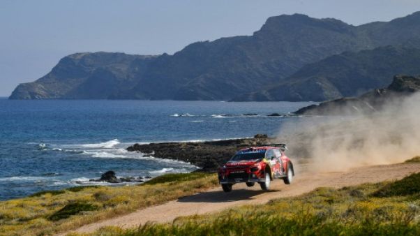 Sébastien Ogier lors de la Super Spéciale 17 du Rallye de Sardaigne, près d'Alghero, le 16 juin 2019 Sébastien Ogier lors de la Super Spéciale 17 du Rallye de Sardaigne, près d'Alghero, le 16 juin 2019