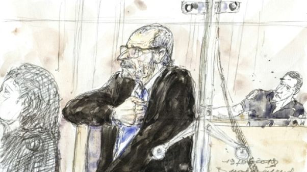 Croquis d'audience de Josu Ternera le 19 juin 2019 au tribunal de Paris Croquis d'audience de Josu Ternera le 19 juin 2019 au tribunal de Paris