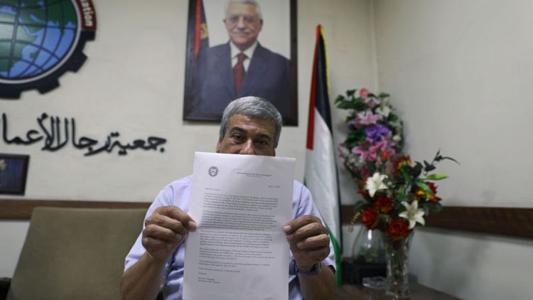 In rebuff to Trump, Palestinian businesses call for freedom, not cash