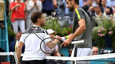 Cilic out at Queen's, Tsitsipas through at last Cilic out at Queen's, Tsitsipas through at last