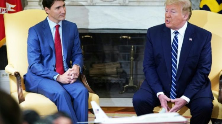 Justin Trudeau et Donald Trump, le 20 juin 2019 à la Maison Blanche