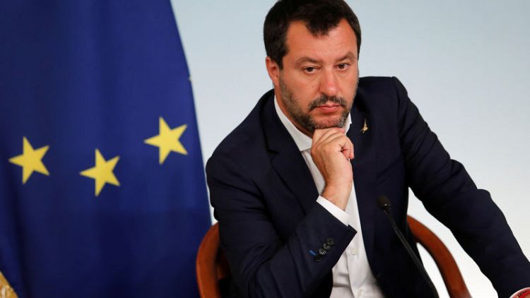 Italy's Salvini says he'll quit if government can't cut 10 billion euros in taxes - paper