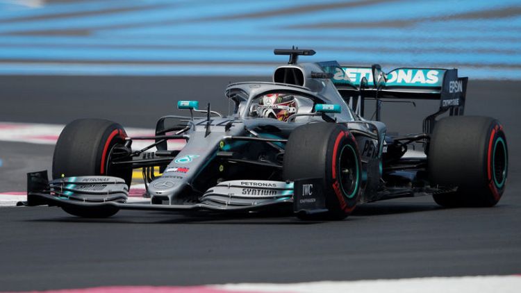 Hamilton fastest in first French GP practice