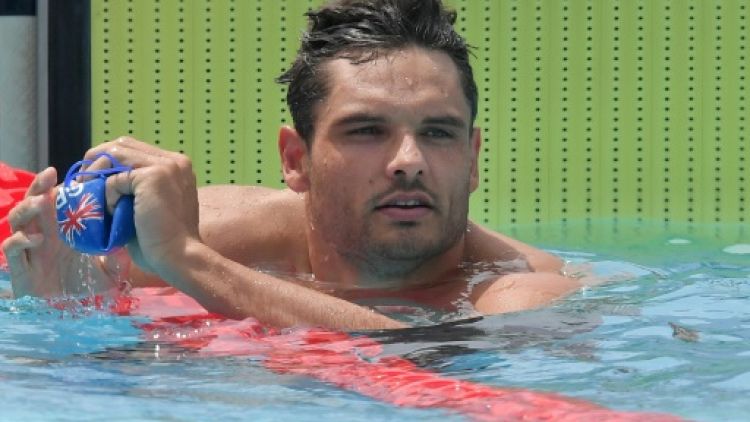 Florent Manaudou 2eme du 50 m nage libre à Rome le 21 juin 2019