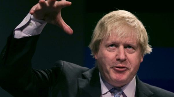 Discours de Boris Johnson, alors ministre des Affaires étrangères, devant la Chambre de commerce britannique à Londres en février 2017 Discours de Boris Johnson, alors ministre des Affaires étrangères, devant la Chambre de commerce britannique à Londres en février 2017