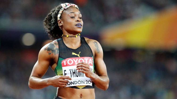 Thompson scorches to 100 meters victory at Jamaica trials