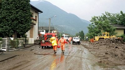 Rischio frane,150 evacuati in Valtellina