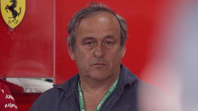 F1: Francia, Platini visita box Ferrari F1: Francia, Platini visita box Ferrari
