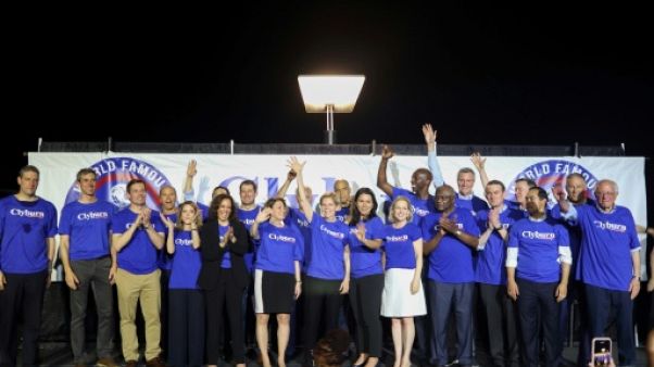 L'écrasante majorité des candidats à l'investiture démocrate à Columbia, en Caroline du sud, le 21 juin 2019 L'écrasante majorité des candidats à l'investiture démocrate à Columbia, en Caroline du sud, le 21 juin 2019