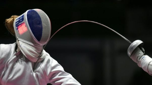 La Française Auriane Mallo (g) lors des JO de Rio le 6 août 2016 La Française Auriane Mallo (g) lors des JO de Rio le 6 août 2016