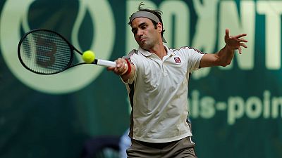 Federer downs Herbert to take a step closer to 10th Halle crown Federer downs Herbert to take a step closer to 10th Halle crown