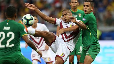 Machis strikes power Venezuela into Copa quarter-finals Machis strikes power Venezuela into Copa quarter-finals