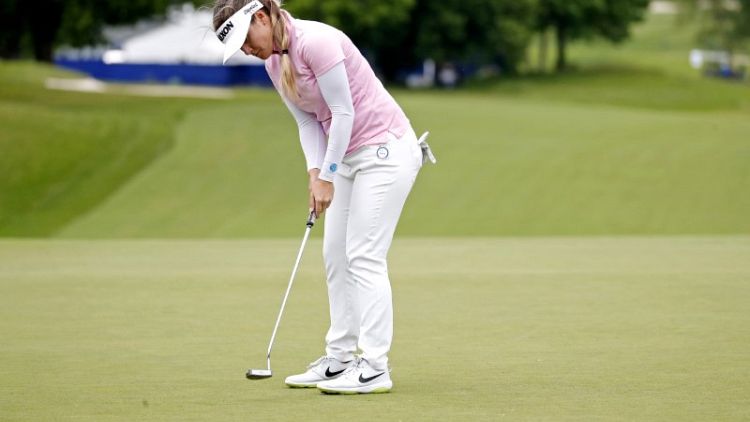 Green leads Ariya by one shot at Women's PGA