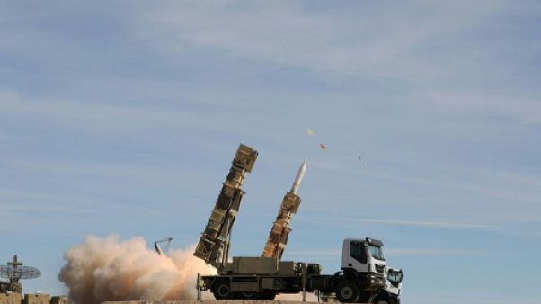 Une photo rendue publique par l'armée iranienne montre un lancement de missile Sayad pendant un exercice anti-aérien en novembre 2018 Une photo rendue publique par l'armée iranienne montre un lancement de missile Sayad pendant un exercice anti-aérien en novembre 2018