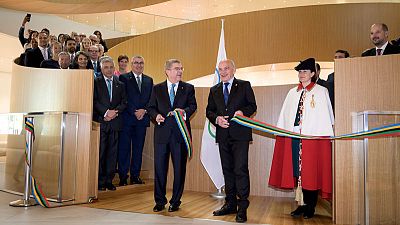 IOC inaugurates new headquarters as 2026 Games vote looms IOC inaugurates new headquarters as 2026 Games vote looms