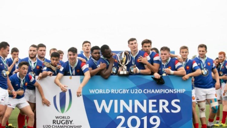 Les Français vainqueurs des Australiens conservent leur titre de champions du monde lors du Mondial le 22 juin 2019