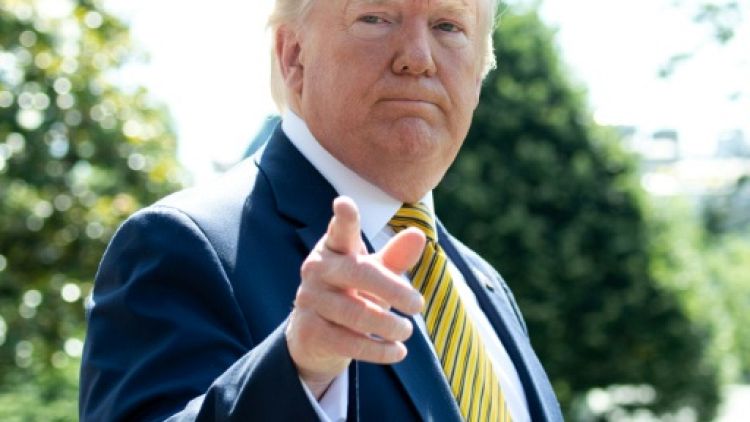 Le président américain Donald Trump s'adresse aux médias, à Washington, le 22 juin 2019