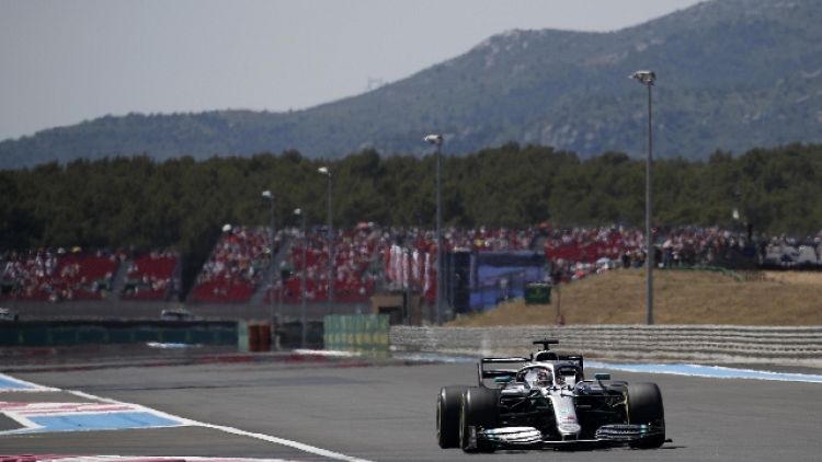 F1: Francia, Hamilton in testa dopo via