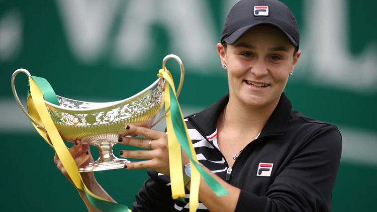 Australian Barty guarantees rise to world number one