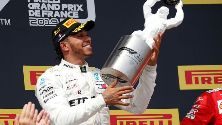 Hamilton wins French Grand Prix in Mercedes one-two
