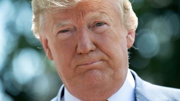 Le président américain Donald Trump samedi Le président américain Donald Trump samedi