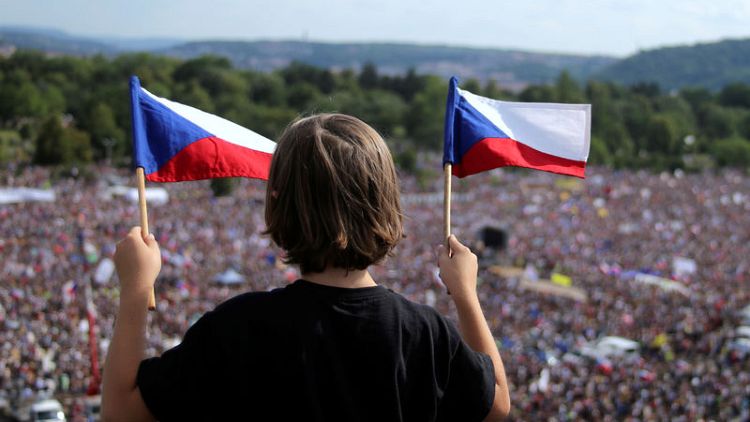 Czechs demand PM Babis quit in biggest protest since communist era