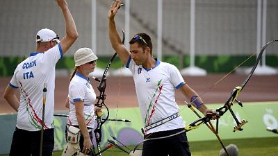 Giochi Europei: Italia oro Arco Misto Giochi Europei: Italia oro Arco Misto