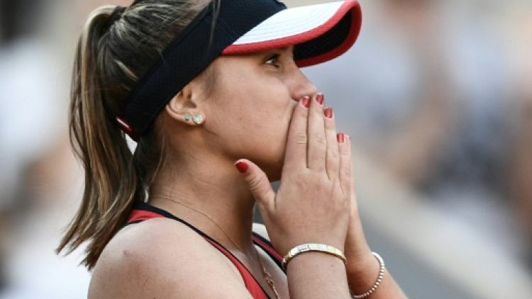 Sofia Kenin, lors du tournoi de Roland-Garros, le 1er juin 2019