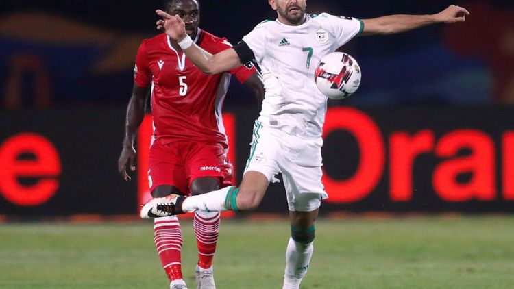 Captain Mahrez scores as Algeria enjoy 2-0 win over Kenya
