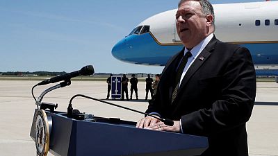 Pompeo visits Saudi Arabia as U.S. prods Iran for talks Pompeo visits Saudi Arabia as U.S. prods Iran for talks