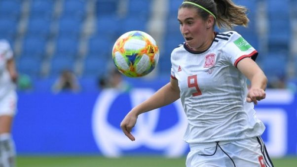 L'Espagne de Mariona Caldentey a terminé la phase de groupes sur un match nul face à la Chine, le 17 juin 2019 au Havre L'Espagne de Mariona Caldentey a terminé la phase de groupes sur un match nul face à la Chine, le 17 juin 2019 au Havre