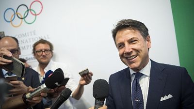 Giochi 2026, Conte "Italia è compatta" Giochi 2026, Conte "Italia è compatta"