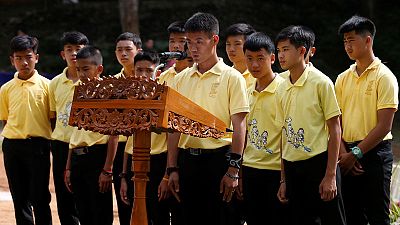 A year later, Thailand's rescued 'cave boys' honour diver who died A year later, Thailand's rescued 'cave boys' honour diver who died
